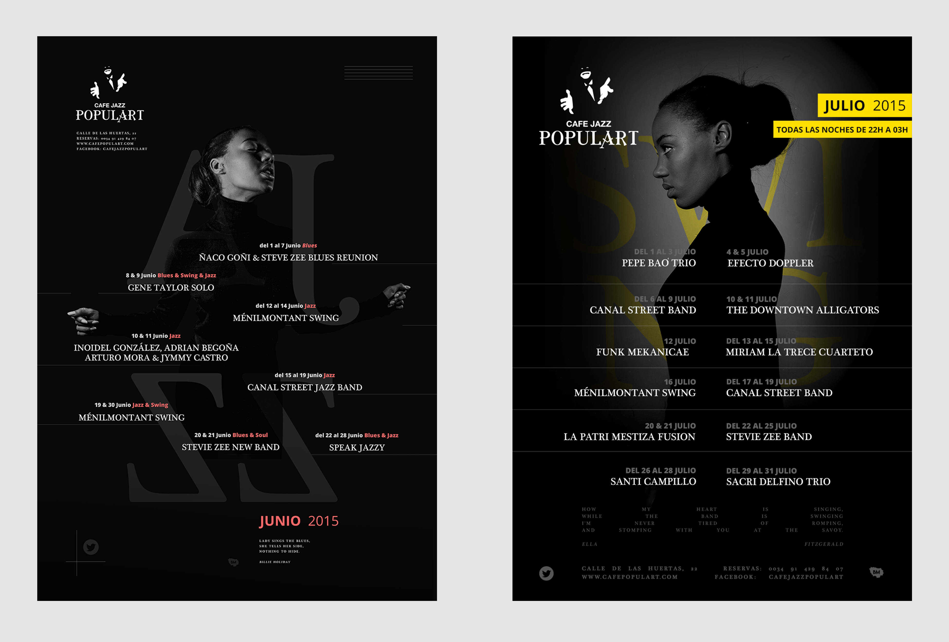 Populart flyer and campaign collection